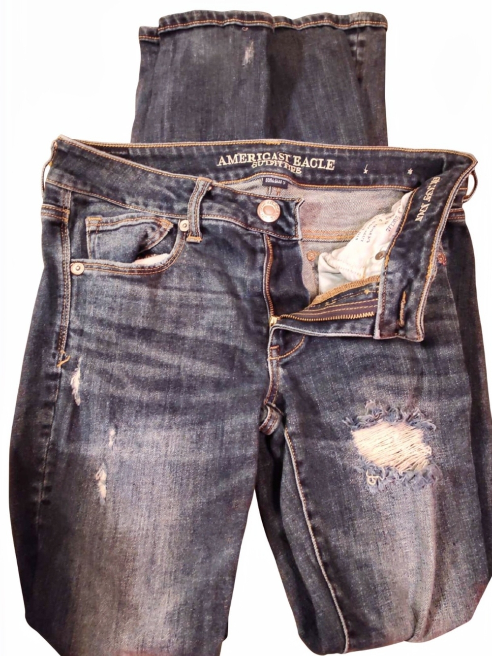 American Eagle Outfitters Light Blue Interior Denim Jeans